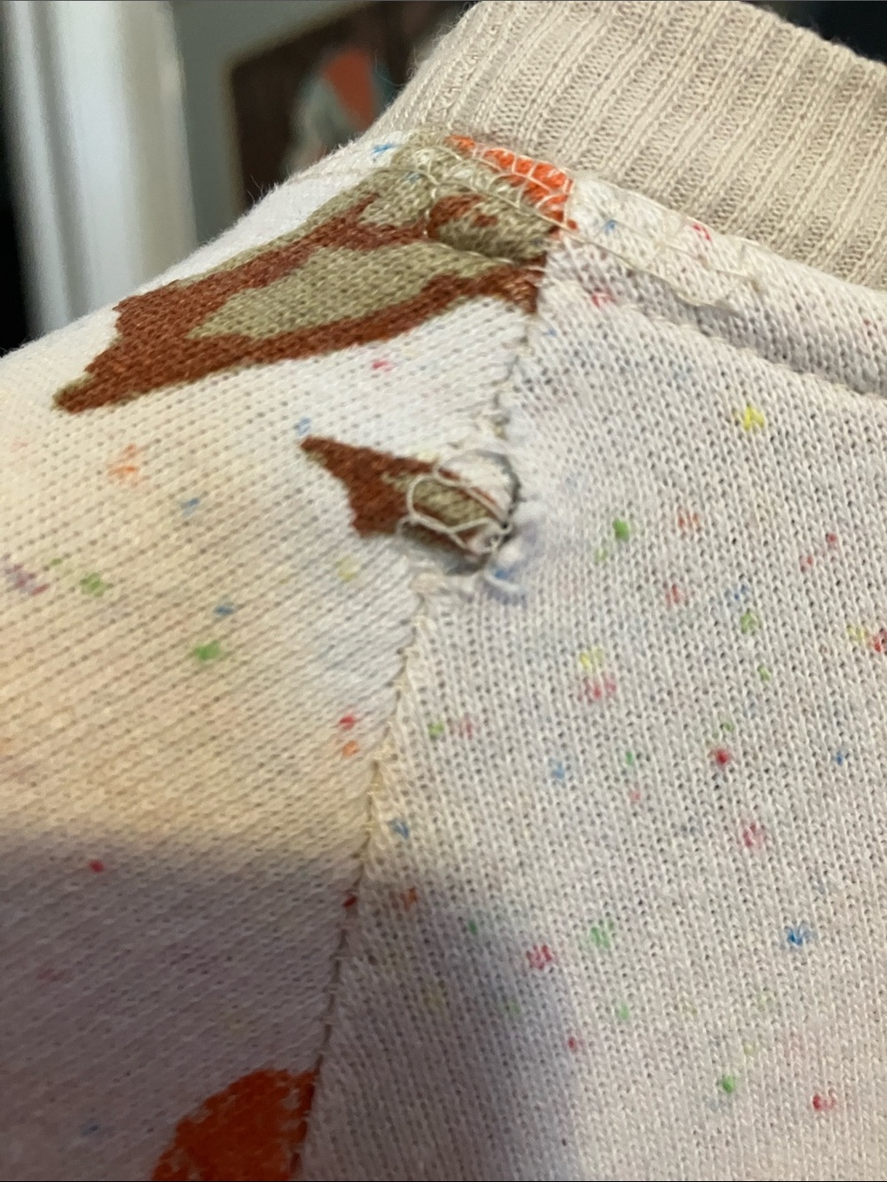 Koto Mushroom Print Sweatshirt S/P Cottagecore Woodland Pullover Pockets - Picture 11 of 12